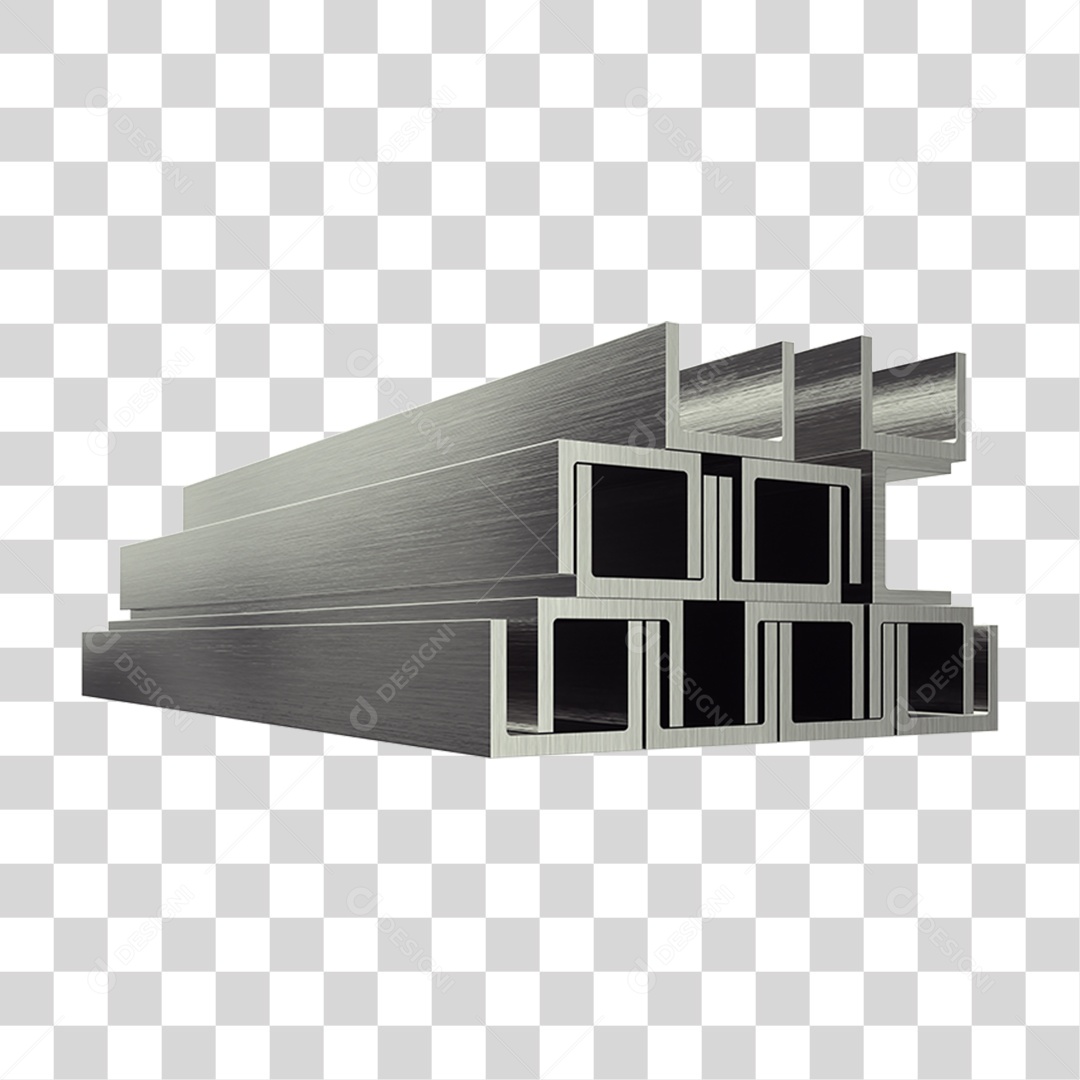 Canos Barras de Metal PNG Transparente