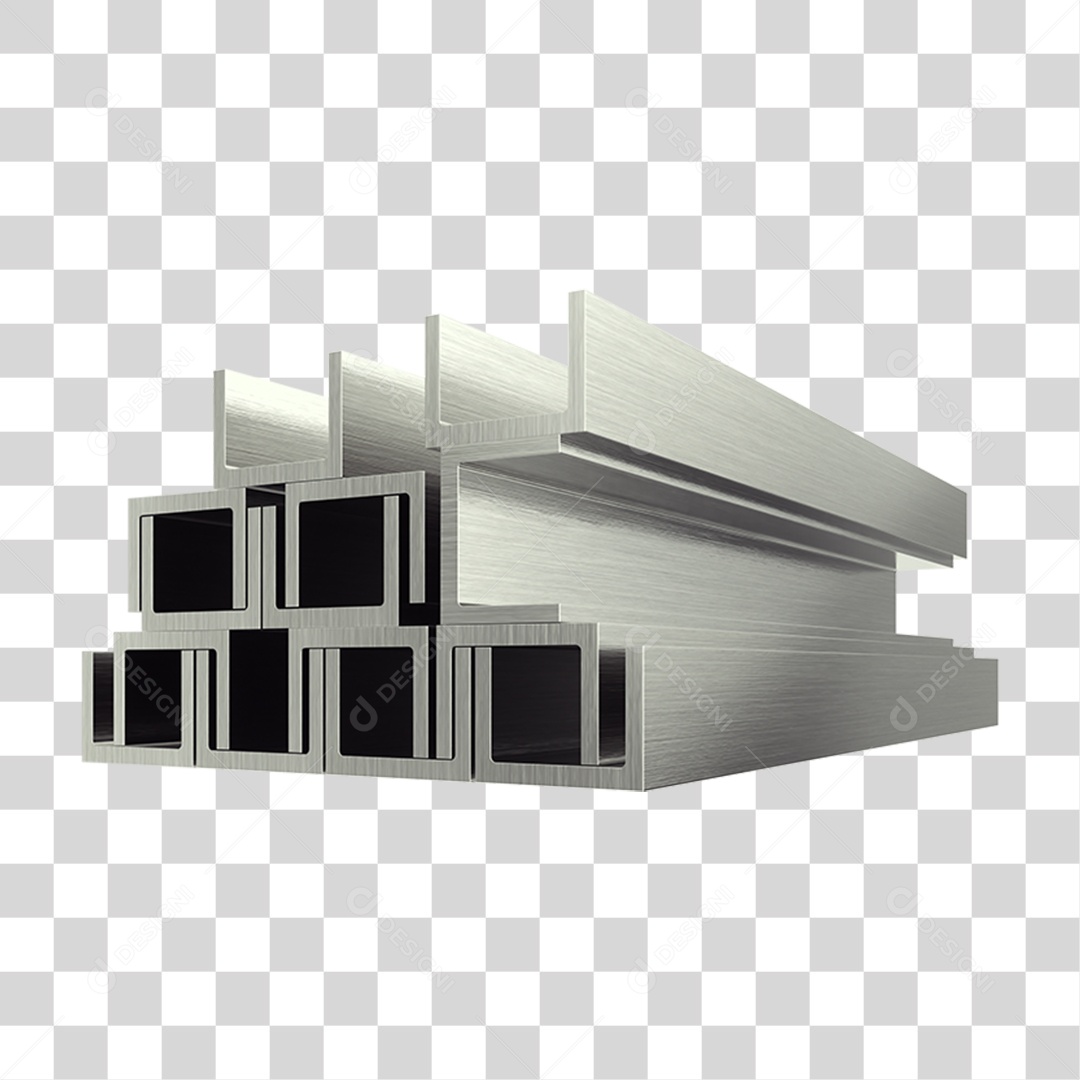 Canos Barras de Metal PNG Transparente