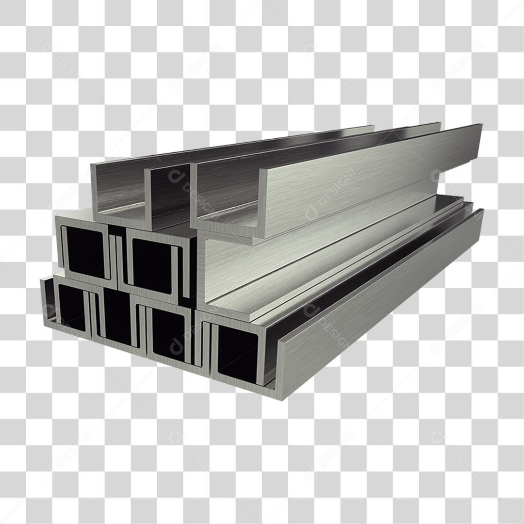 Canos Barras de Metal PNG Transparente