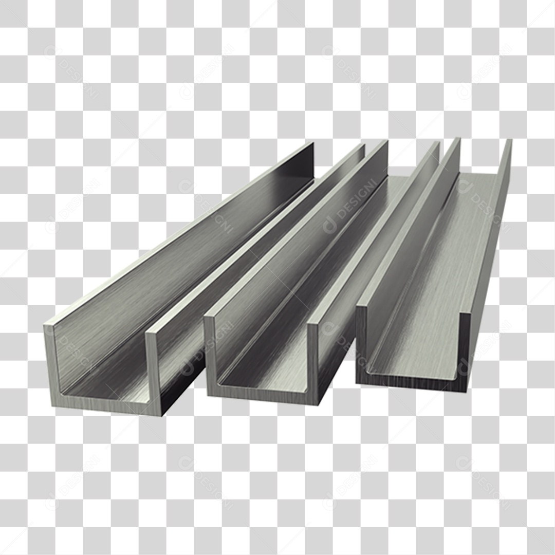 Canos Barras de Metal PNG Transparente