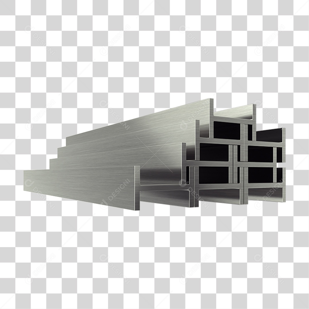 Canos Barras de Metal PNG Transparente
