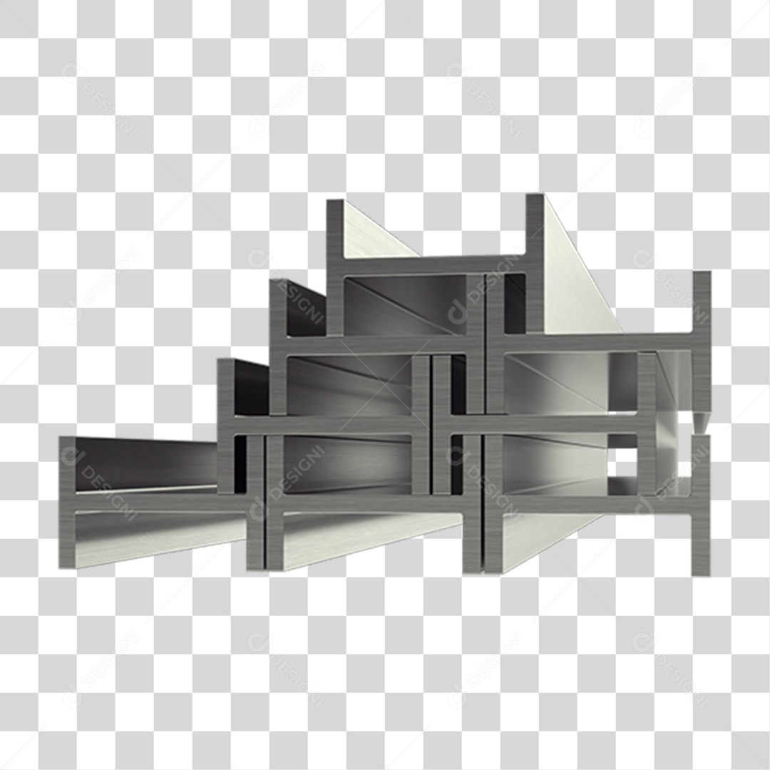 Canos Barras de Metal PNG Transparente