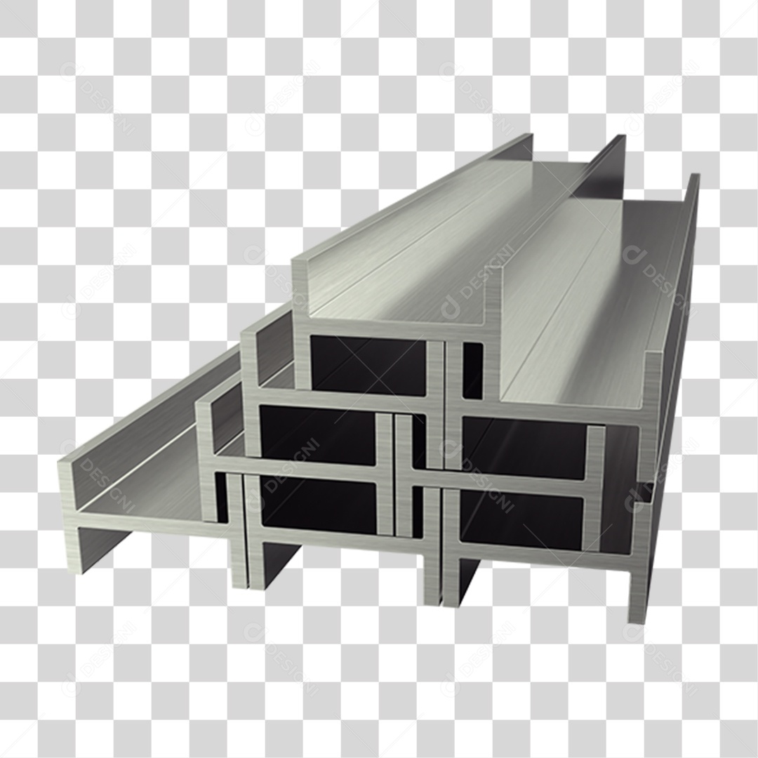 Canos Barras de Metal PNG Transparente