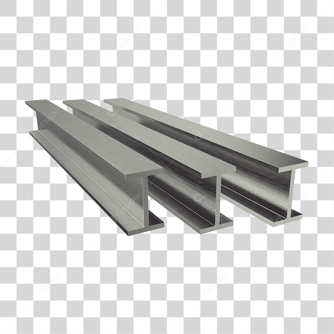 Canos Barras de Metal PNG Transparente