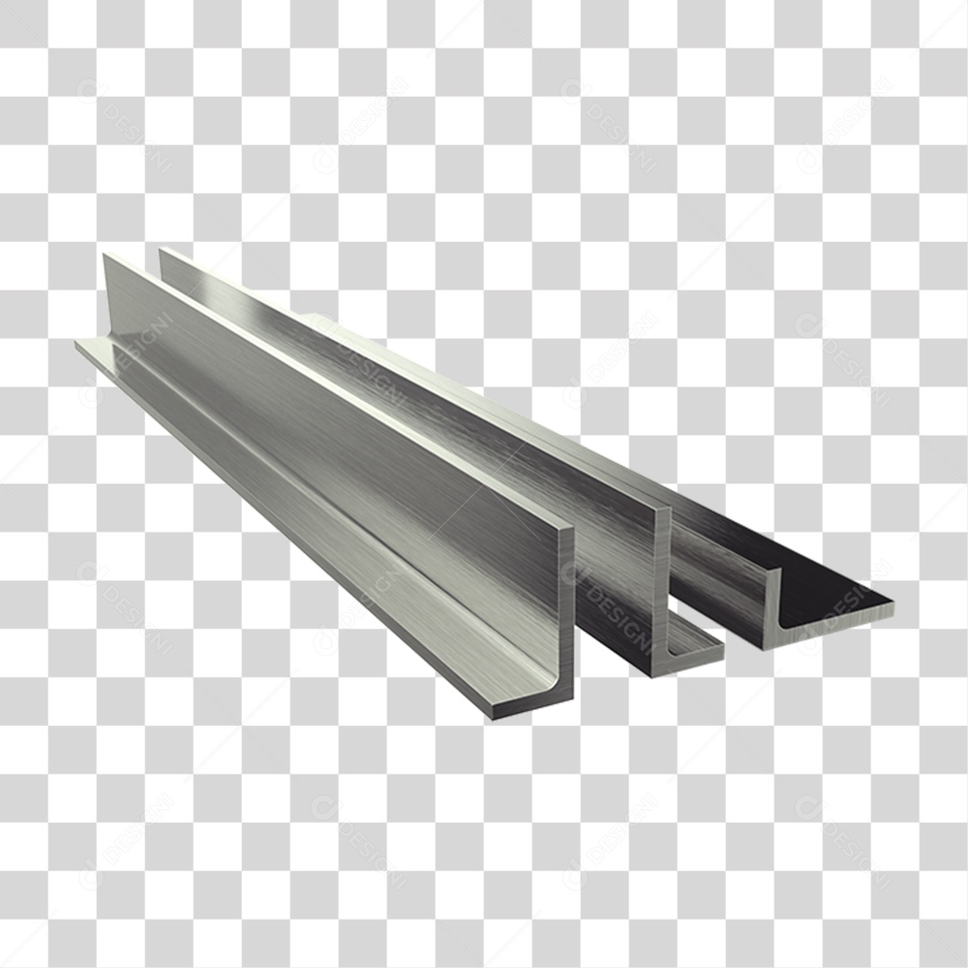 Canos Barras de Metal PNG Transparente