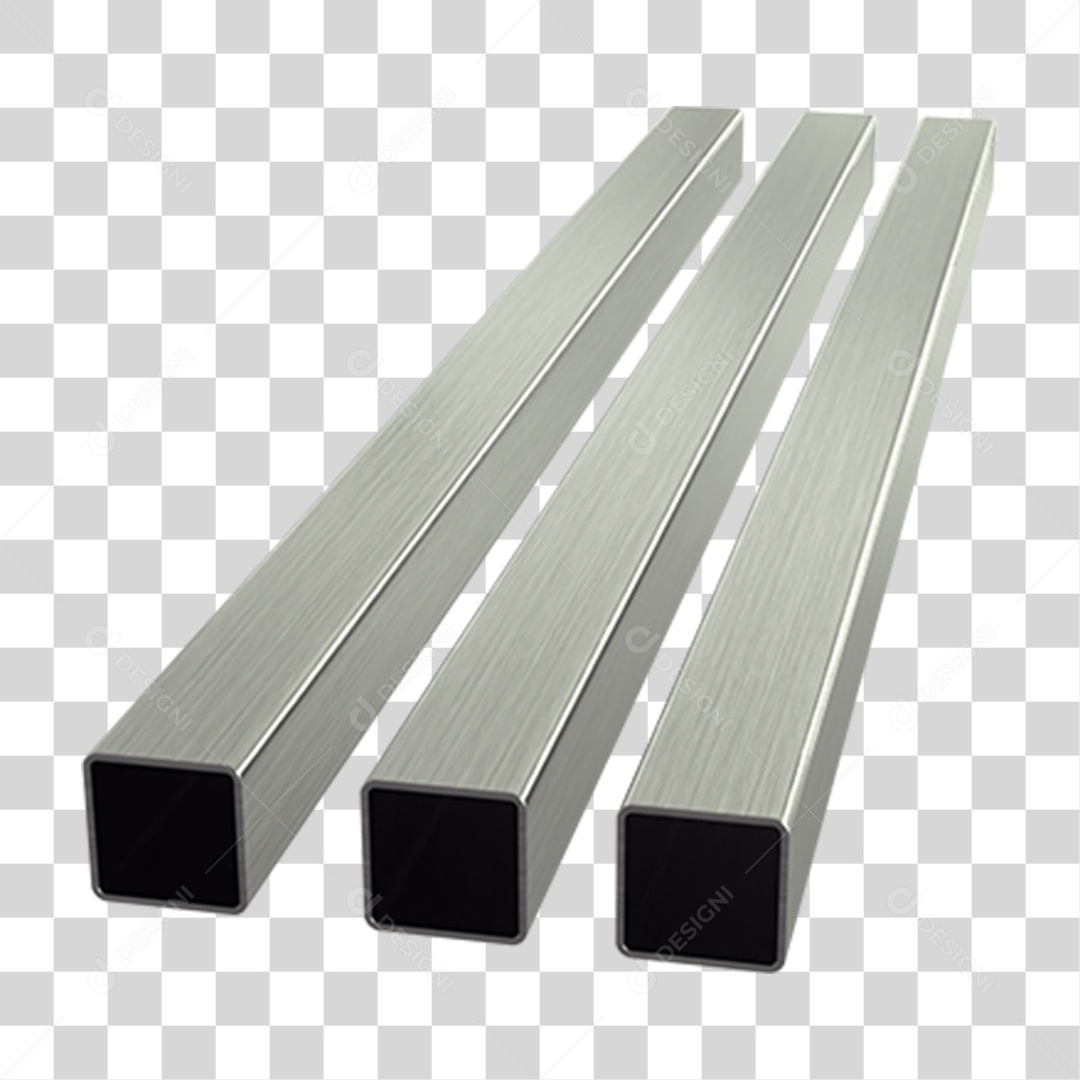 Canos Barras de Metal PNG Transparente