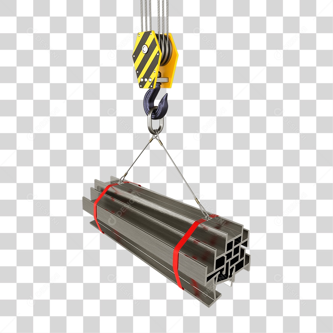 Canos Barras de Metal H PNG Transparente