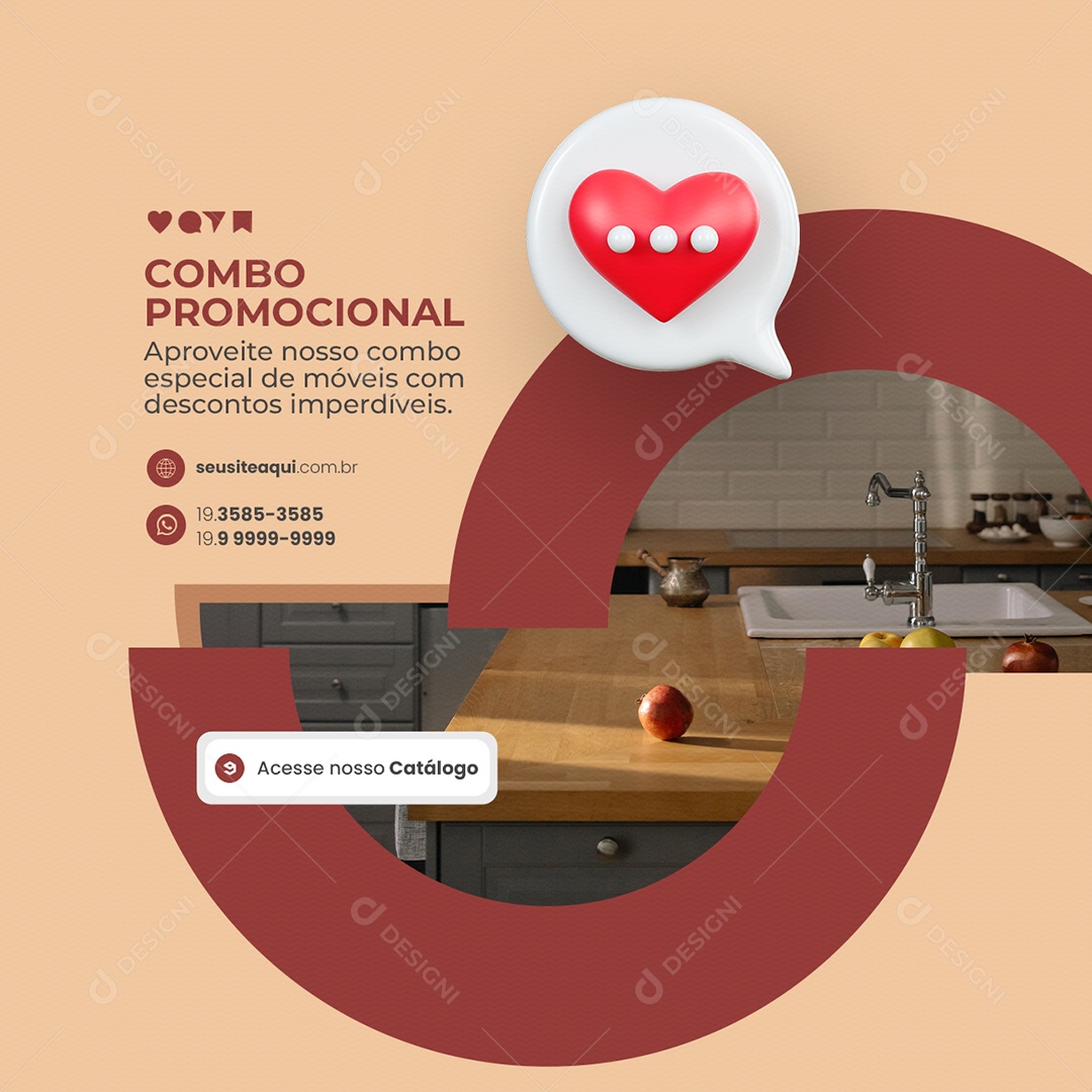 Combo Promocional Aproveite Social Media PSD Editável