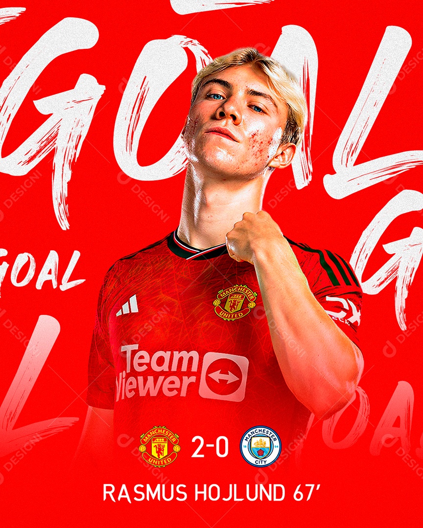 Flyer Rasmus Hojlund Goal