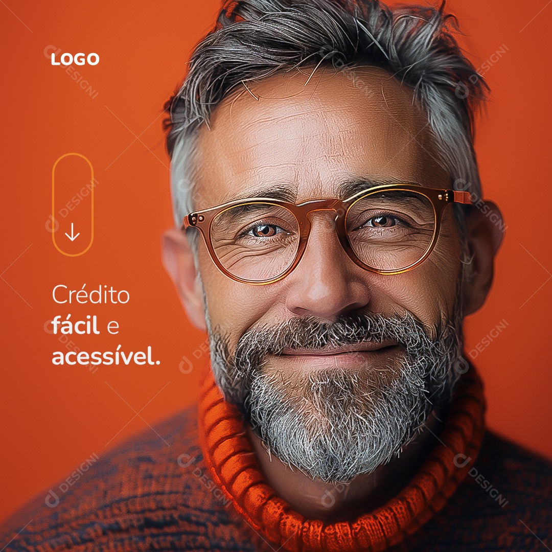 Social Media Empréstimo Consignado Crédito PSD Editável