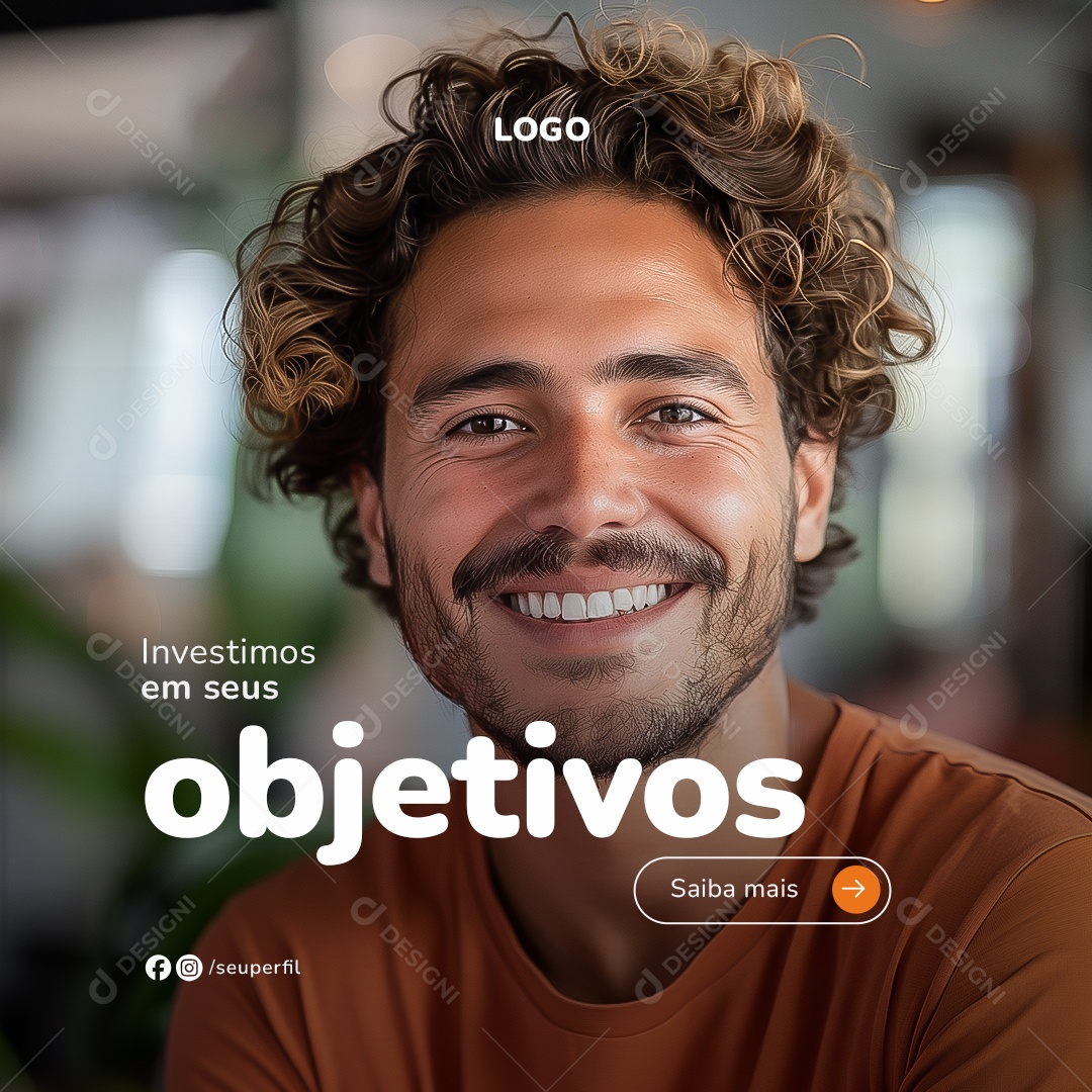 Social Media Empréstimo Consignado Crédito PSD Editável