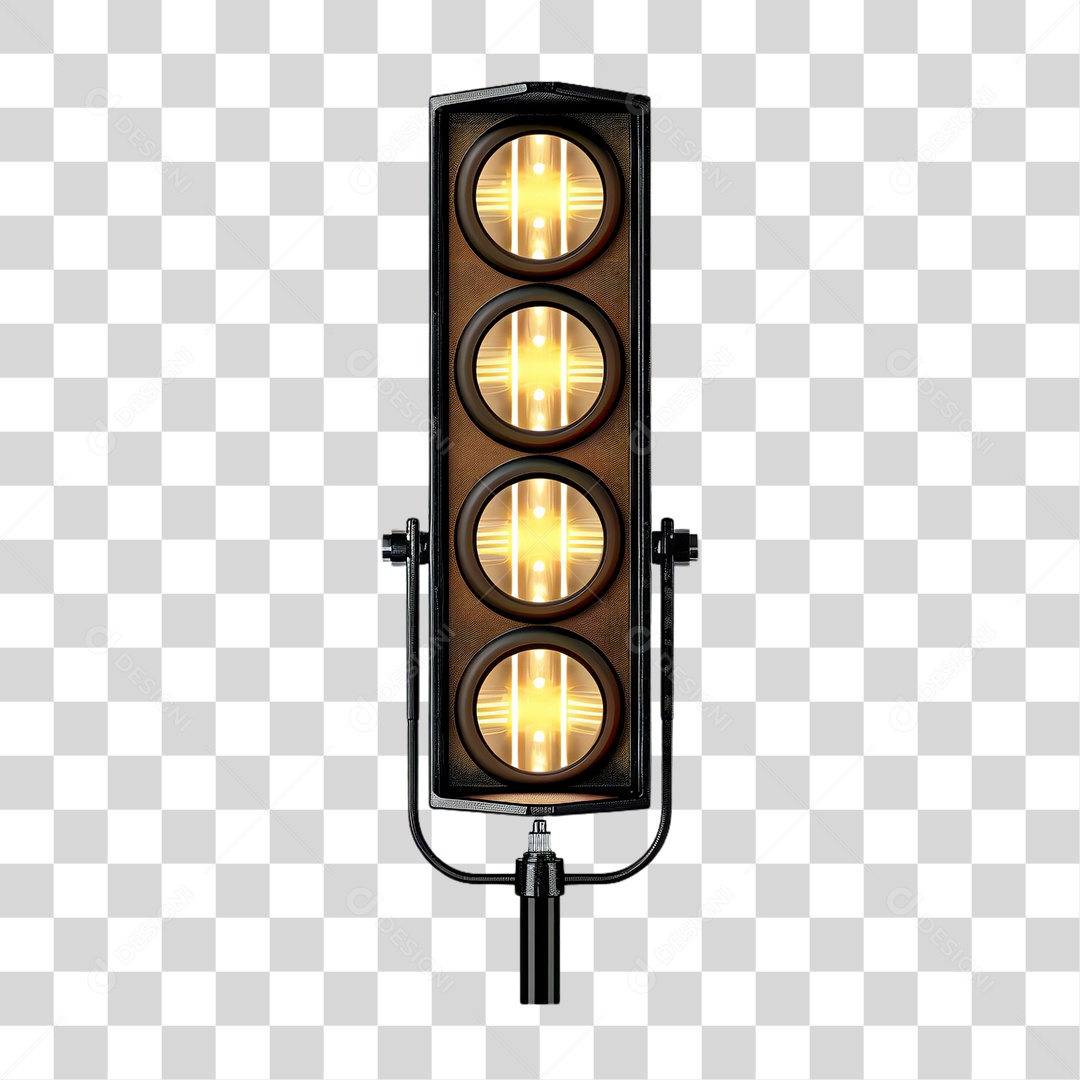 Elemento 3D Refletores Luzes Estruturas PNG Transparente