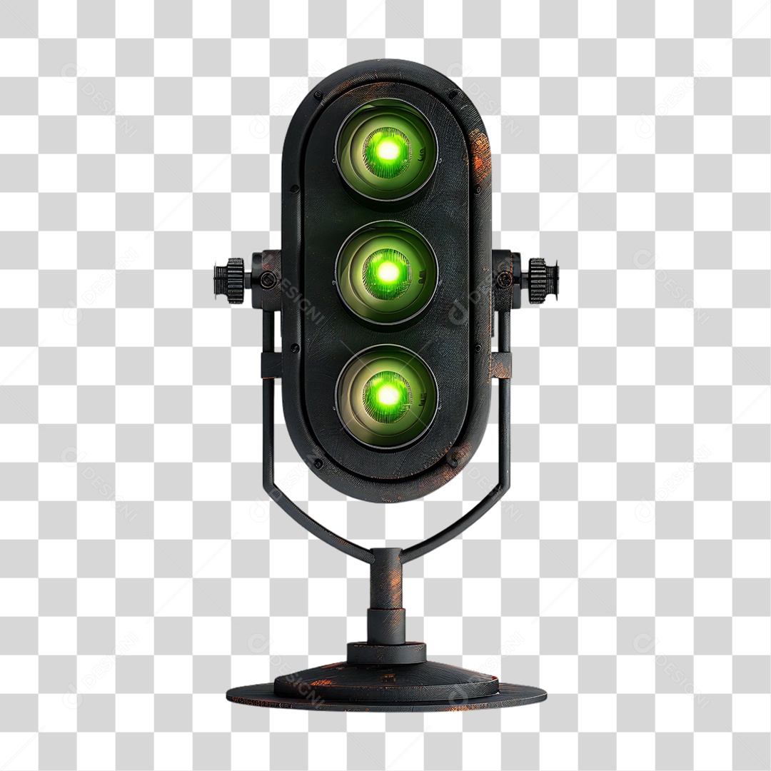 Elemento 3D Refletores Luzes Estruturas PNG Transparente