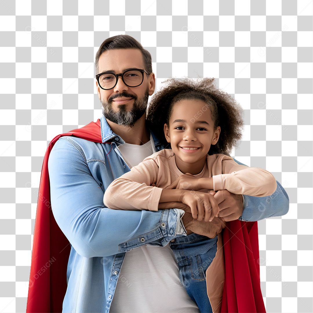 Pai e Filho de Fantasia PNG Transparente