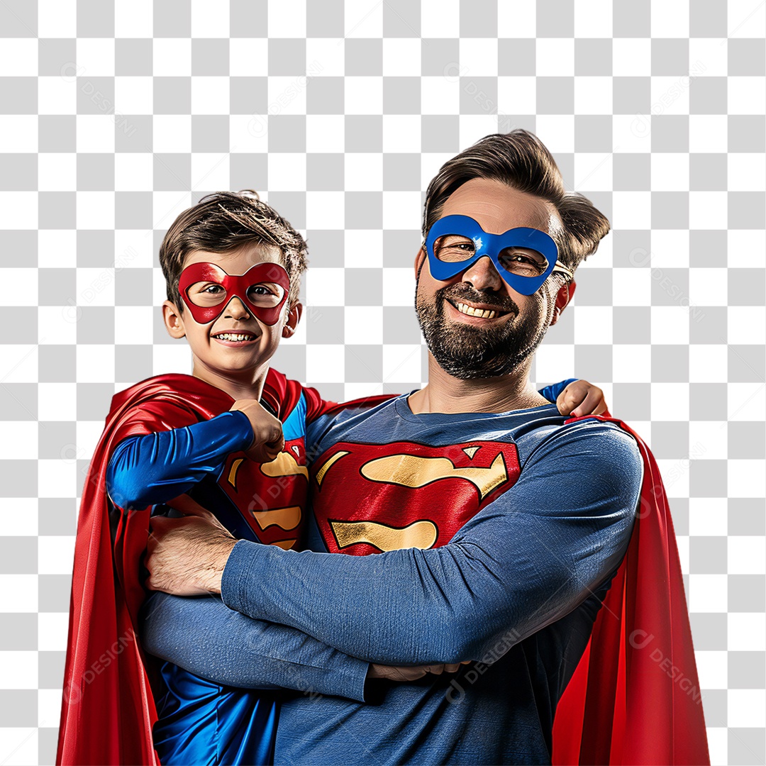 Pai e Filho PNG Transparente