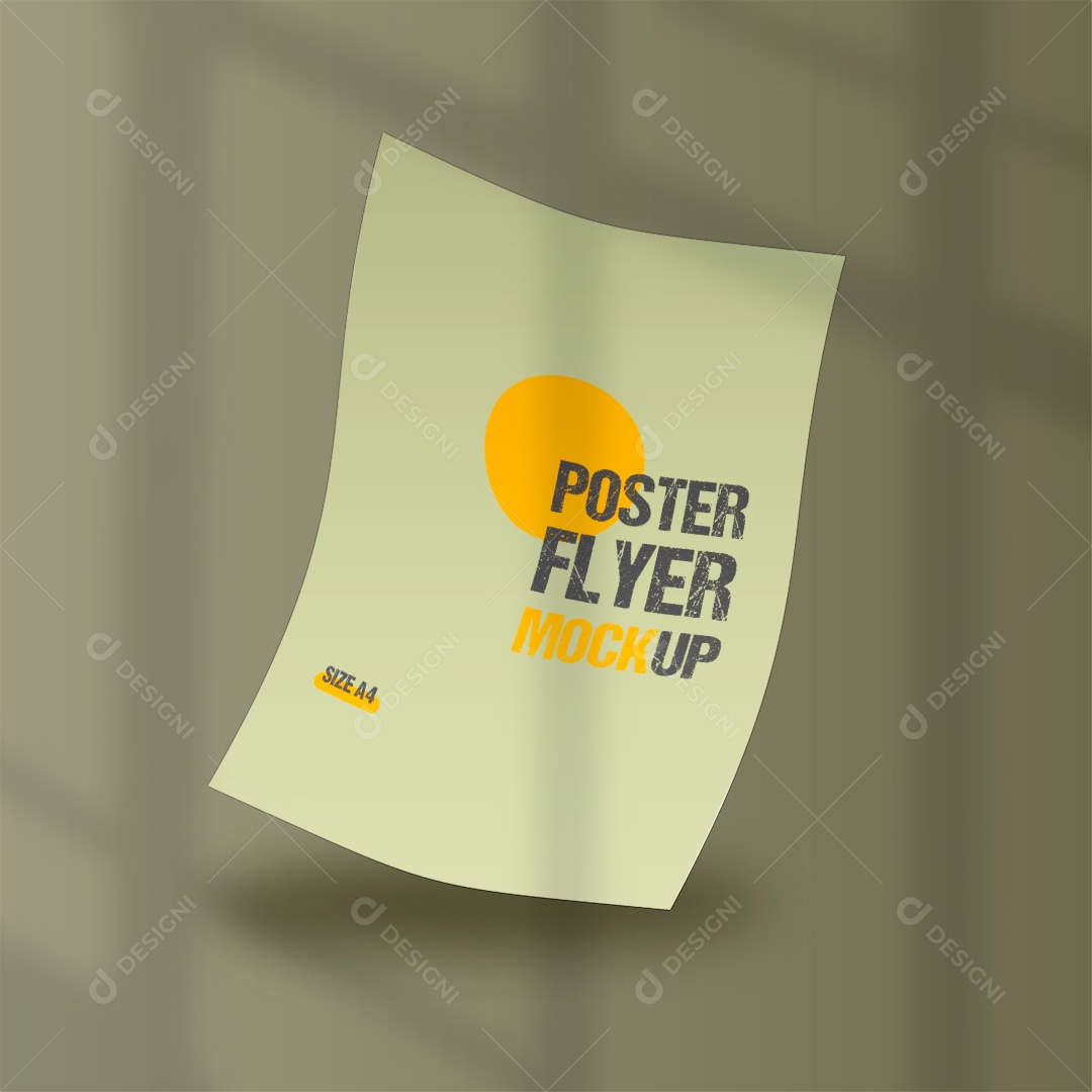 Mockup Panfleto PSD Editável