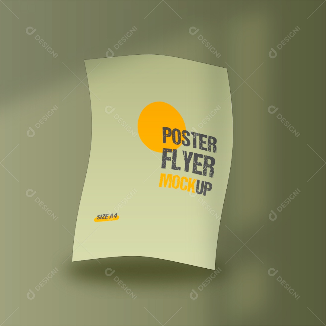 Mockup Panfleto PSD Editável