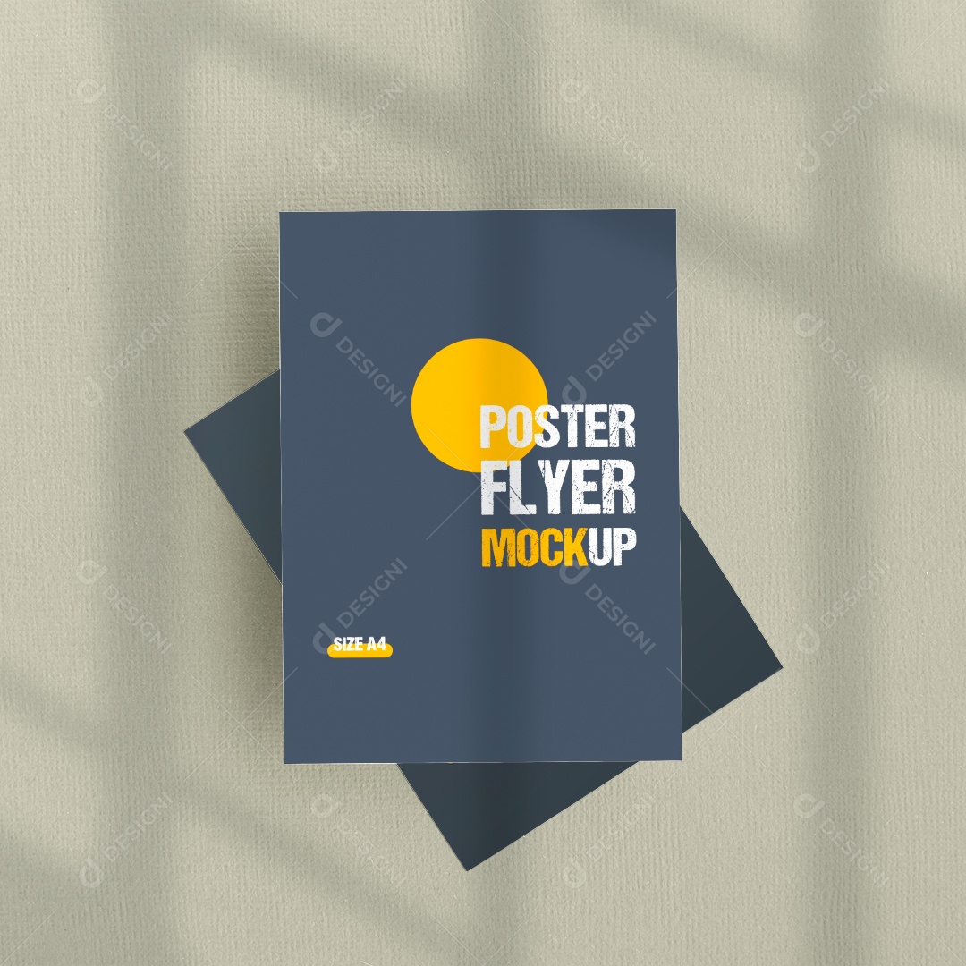 Mockup Panfleto PSD Editável