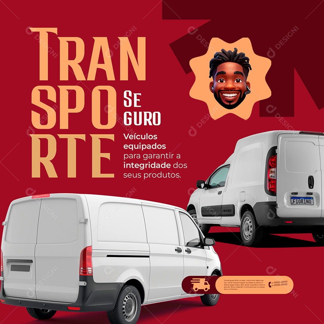 Social Media Distribuidora PSD Editável