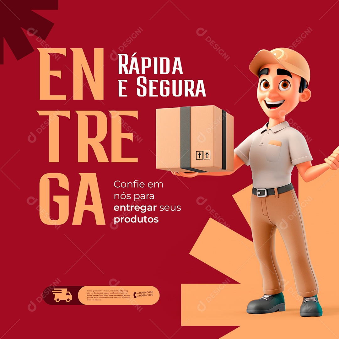 Social Media Distribuidora PSD Editável