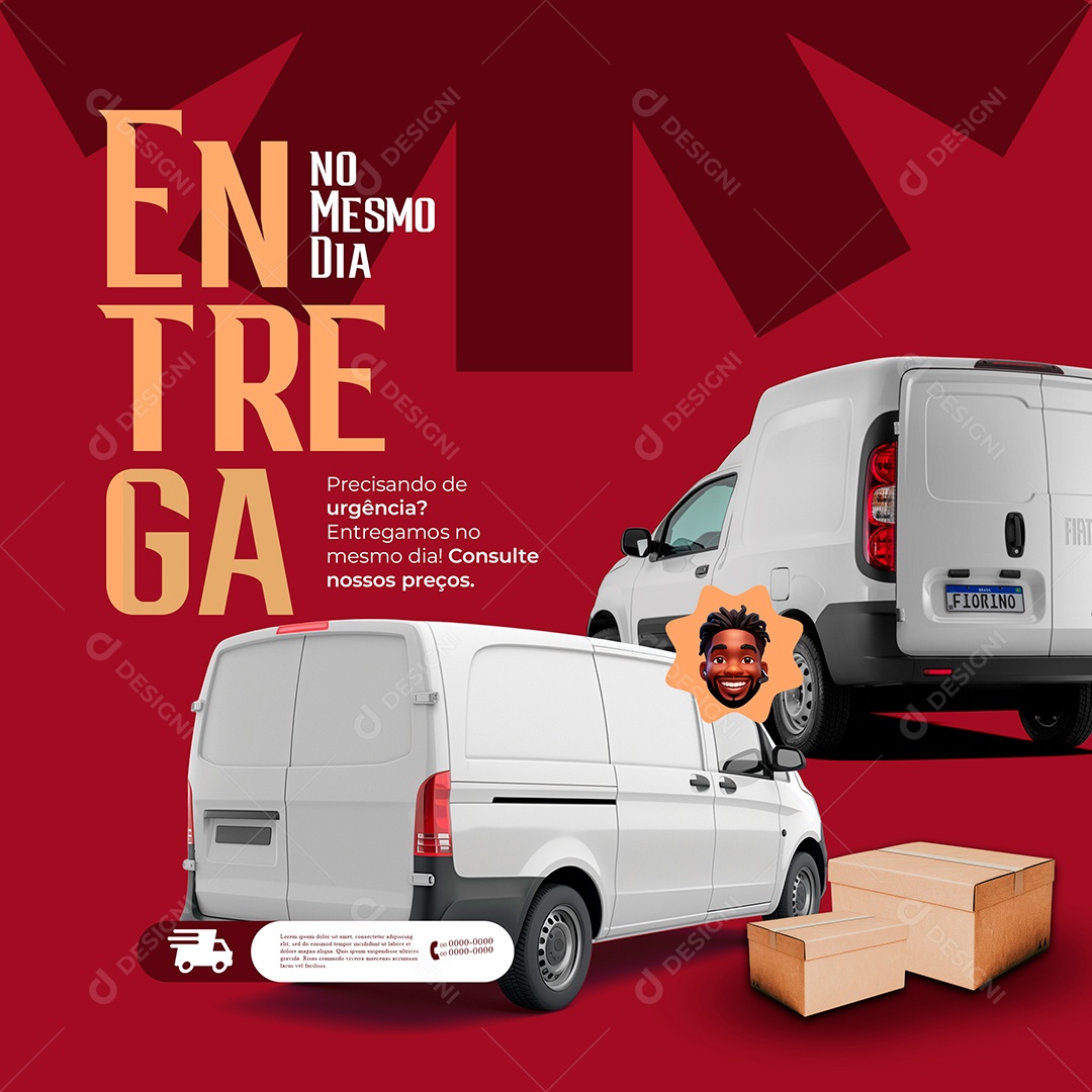 Social Media Distribuidora PSD Editável