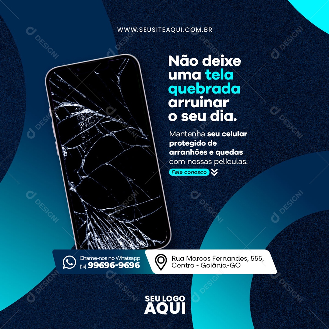 Assistência Técnica Social Media PSD Editável