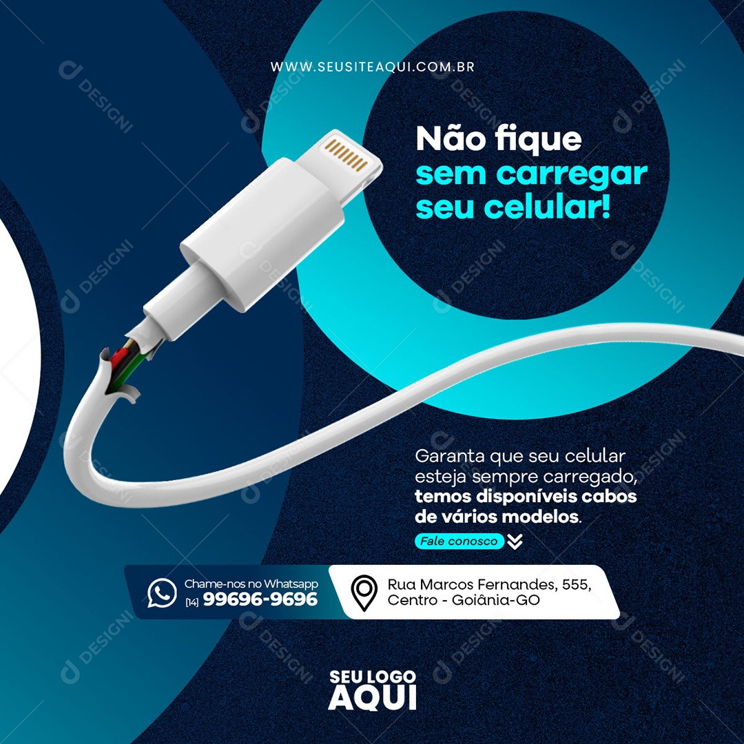 Assistência Técnica Social Media PSD Editável