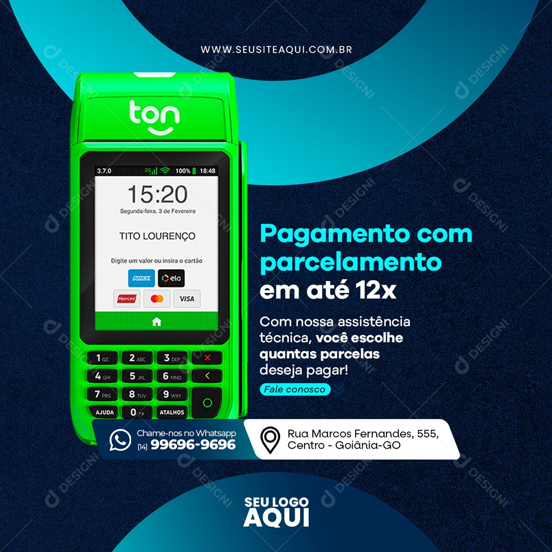 Assistência Técnica Social Media PSD Editável