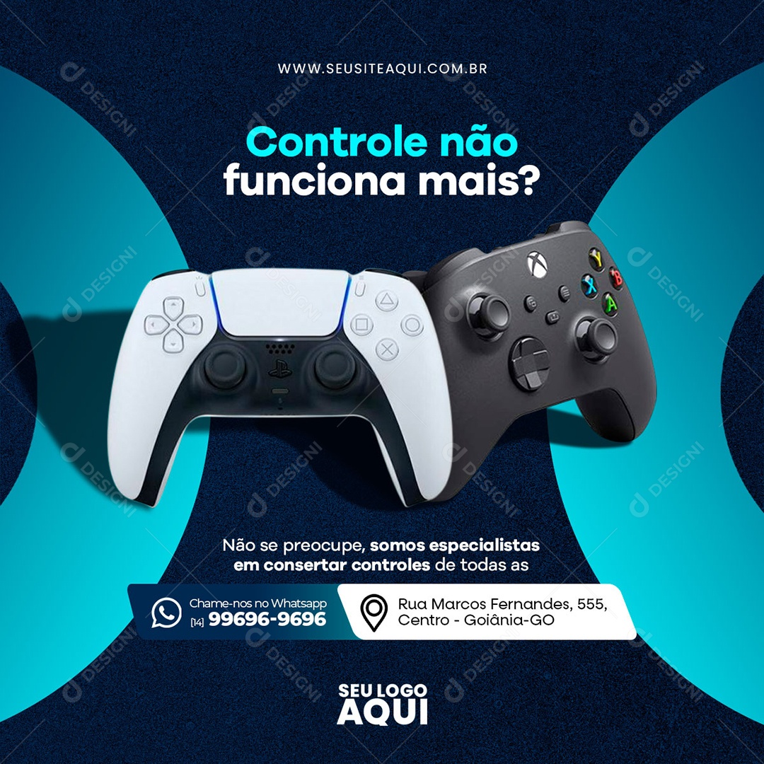 Assistência Técnica Social Media PSD Editável