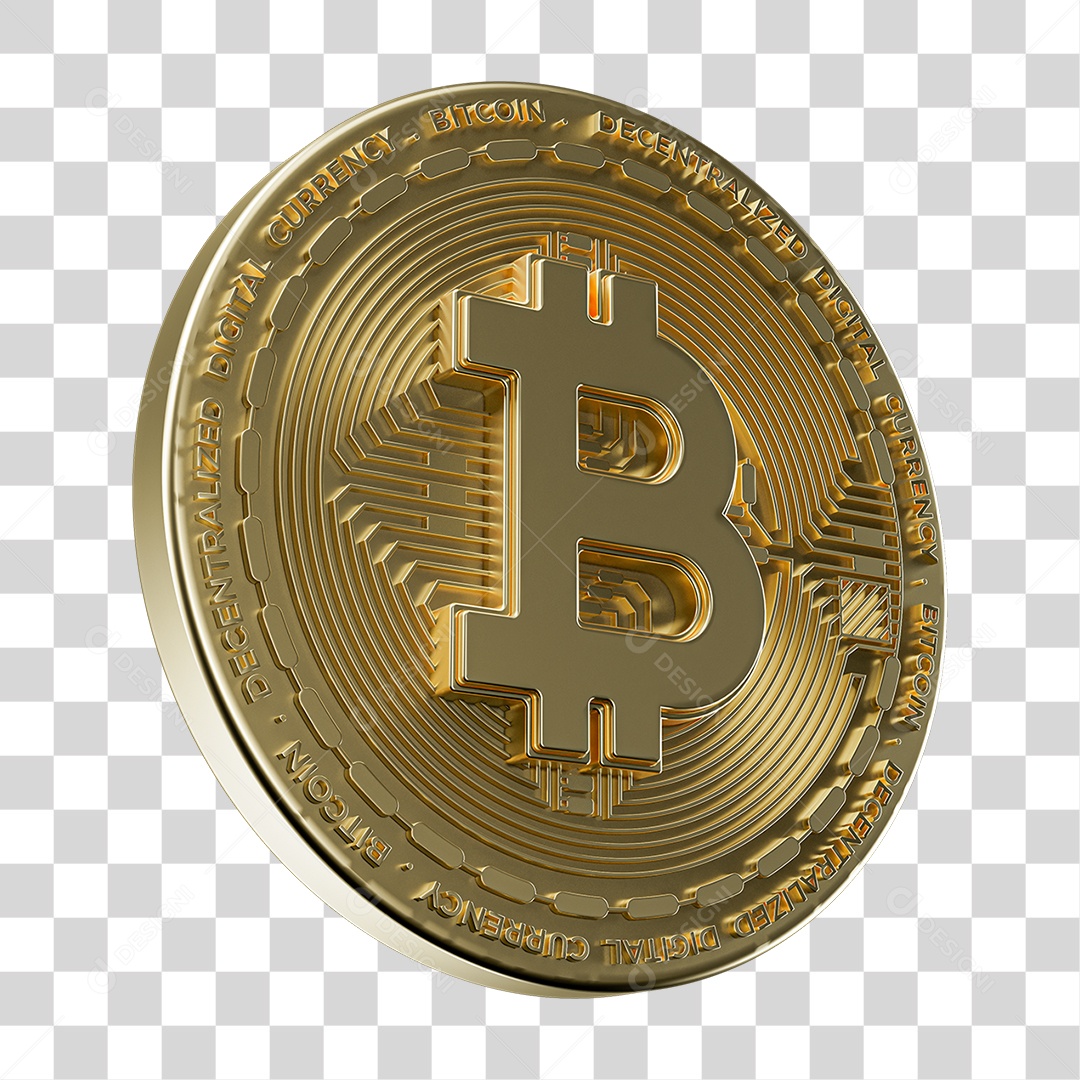 Bitcoin Moeda Virtual PNG Transparente