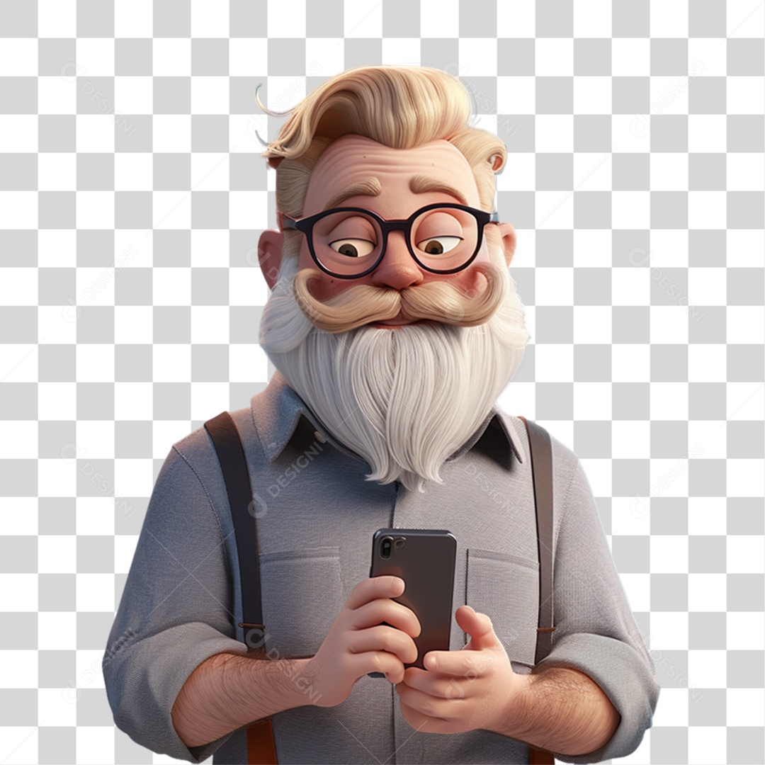 Personagem 3D Homem PNG Transparente