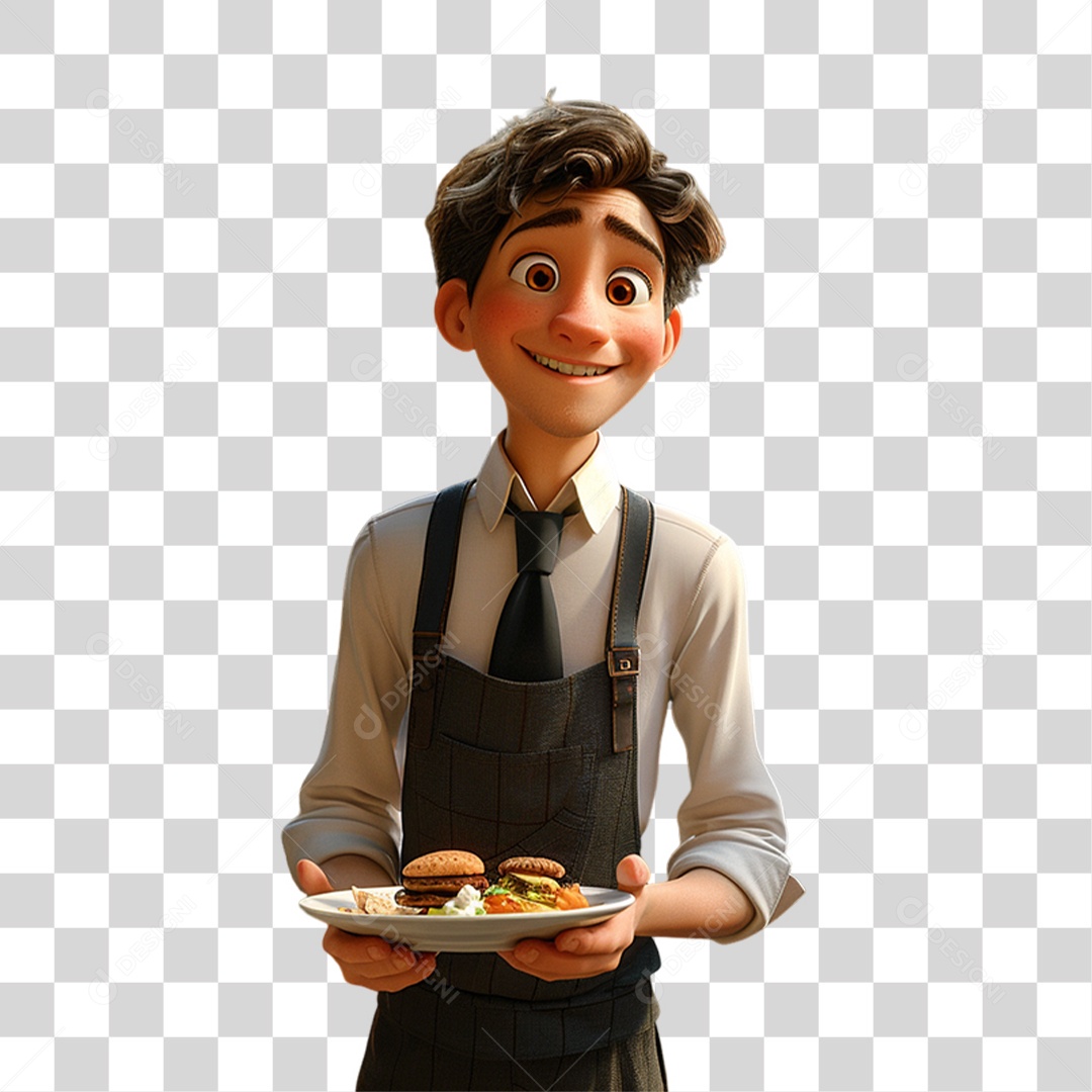 Personagem 3D Homem PNG Transparente