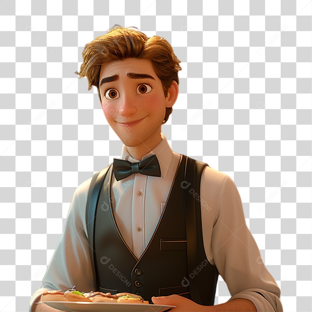 Personagem 3D Homem PNG Transparente