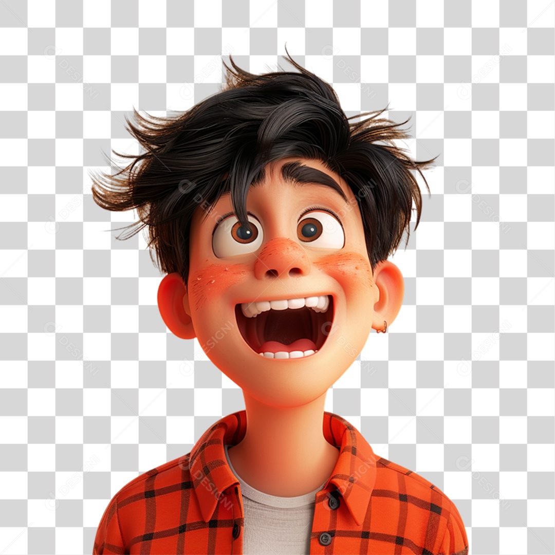 Personagem 3D Homem PNG Transparente