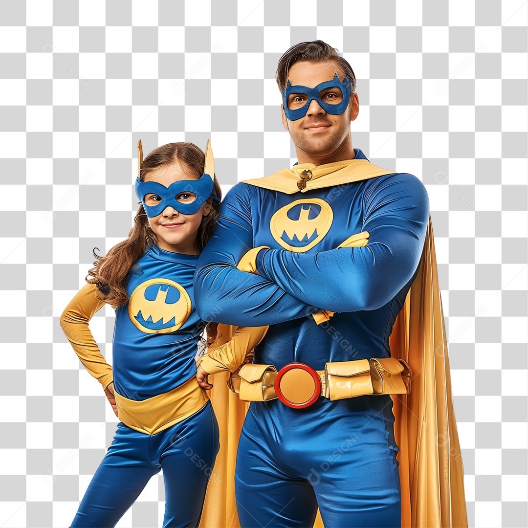 Pai e Filha Dia dos Pais PNG Transparente