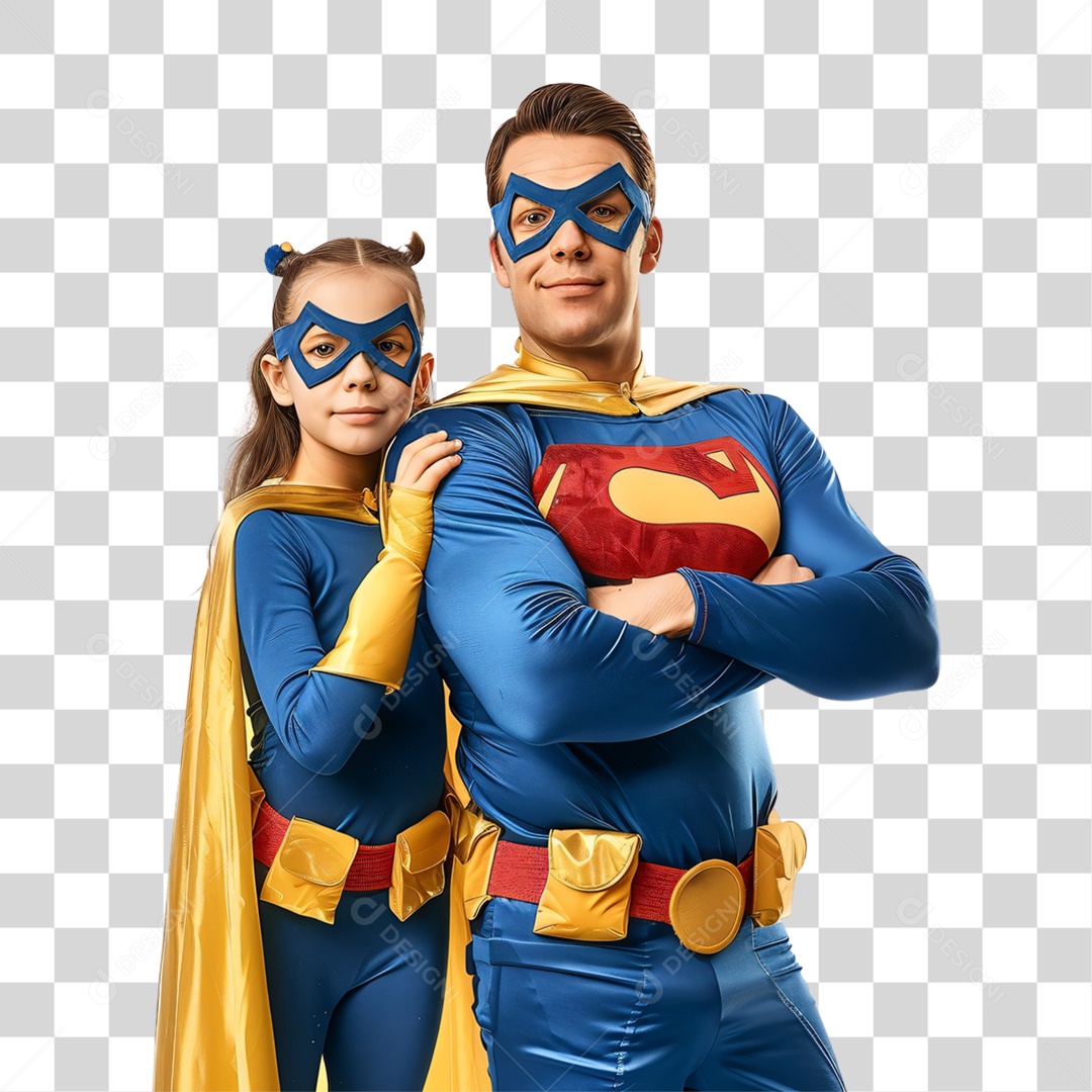 Pai e Filha Dia dos Pais PNG Transparente