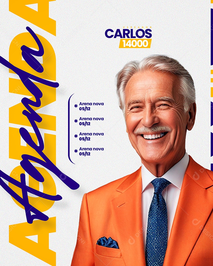 Campanha Eleitoral Política Eleição Prefeito Vereador Social Media PSD Editavél