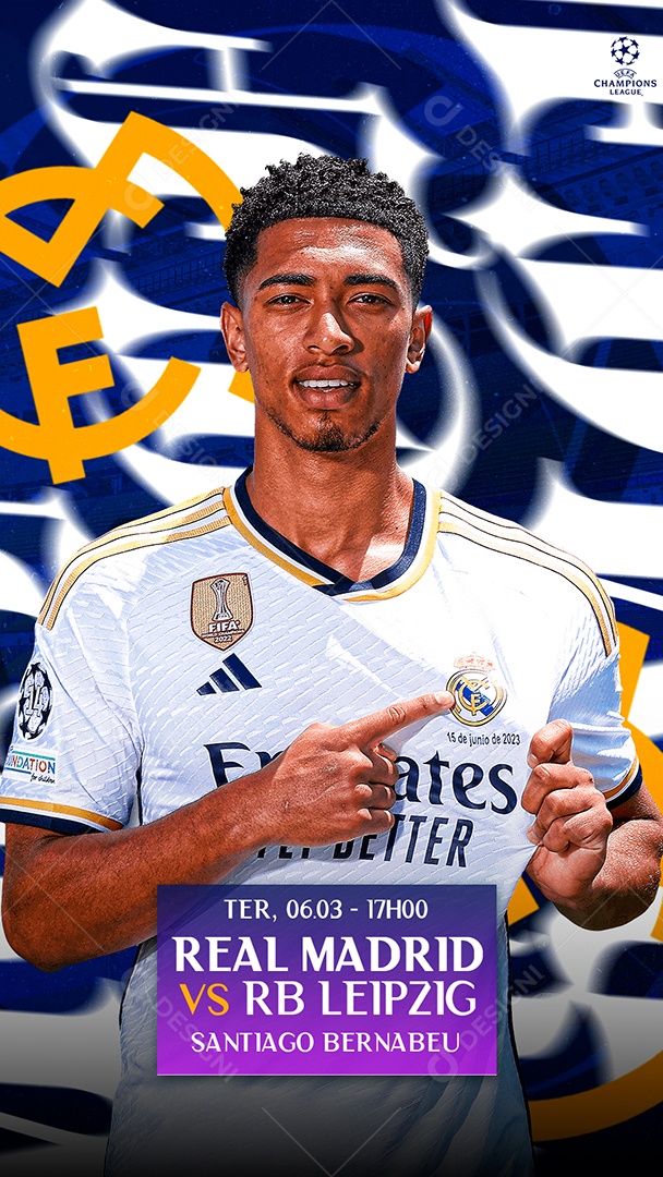 Flyer Matchday Bellingham Champions League