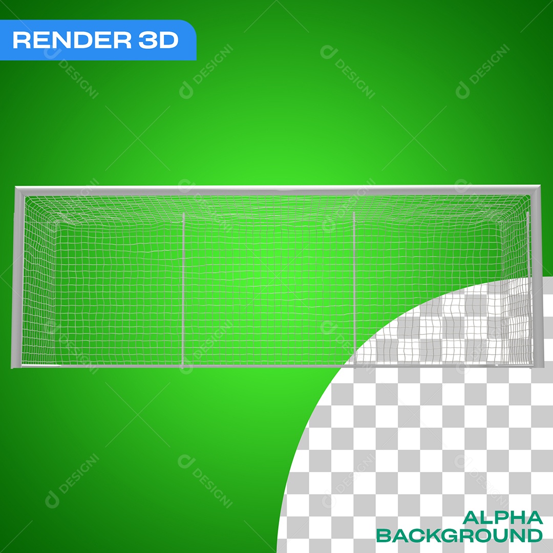 Trave de Futebol Elemento 3D