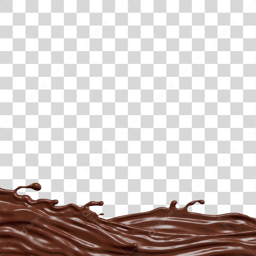 Chocolate Splash PNG Transparente