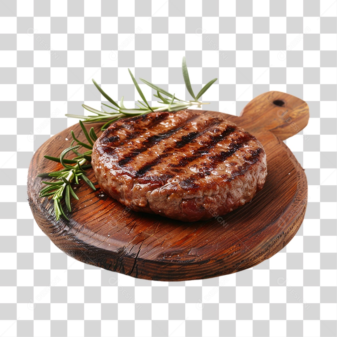 Hambúrguer Assado Churrasco PNG Transparente