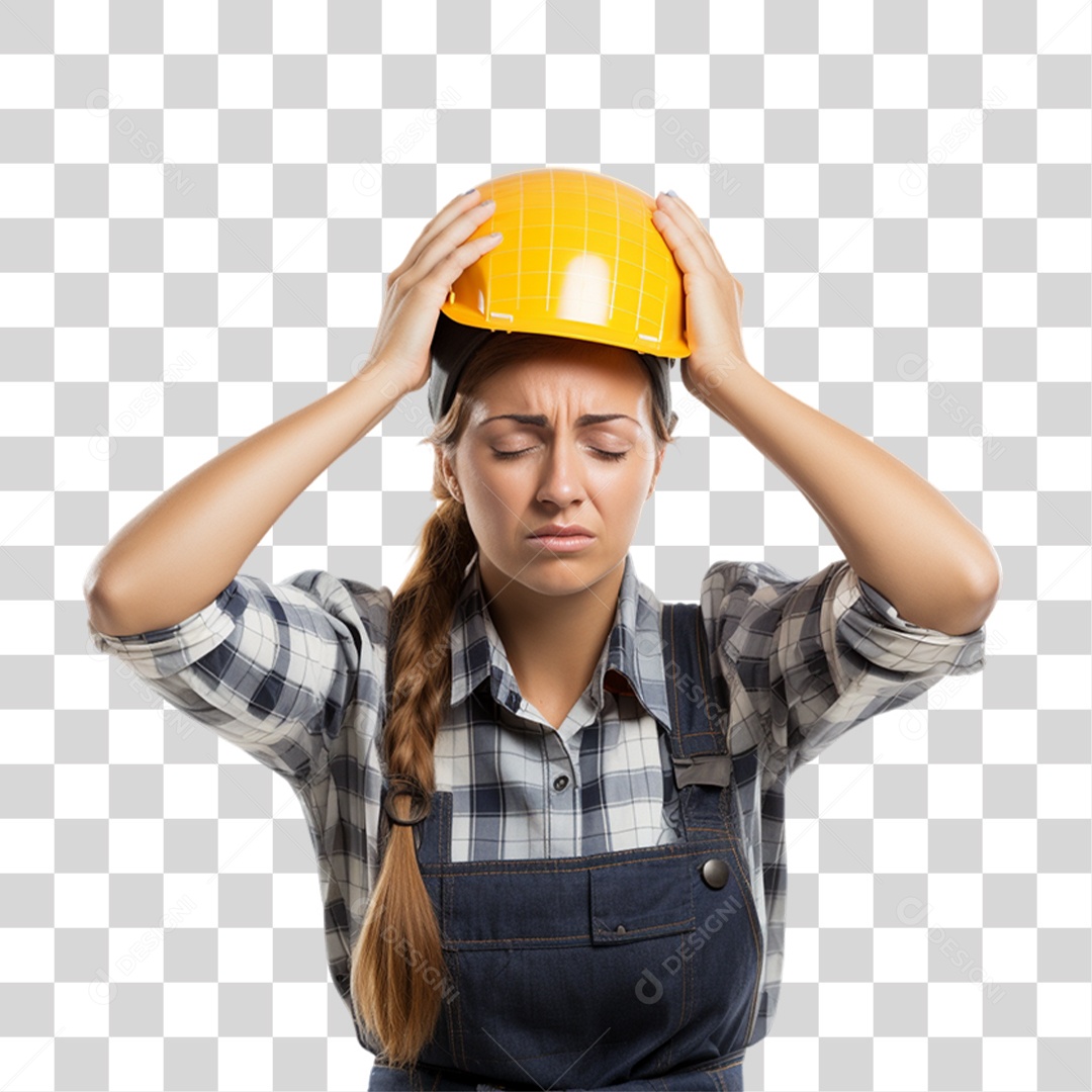 Mulher que Trabalha com Energia Solar Placa Solar PNG Transparente