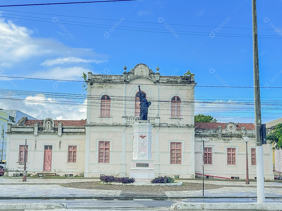 Vista aérea de uma cidade