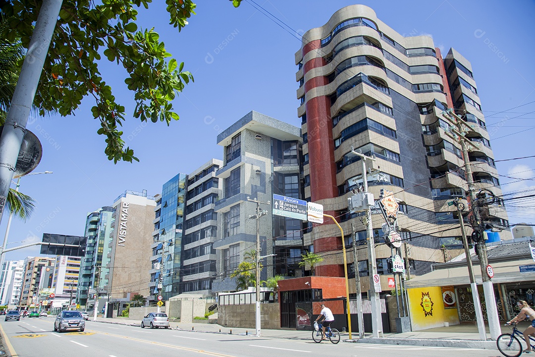 Edifícios sobre centro cidade
