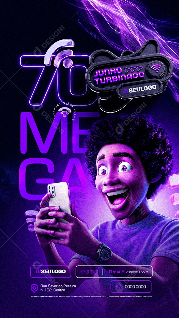 Story Junho Turbinado 700 Mega Social Media PSD Editável