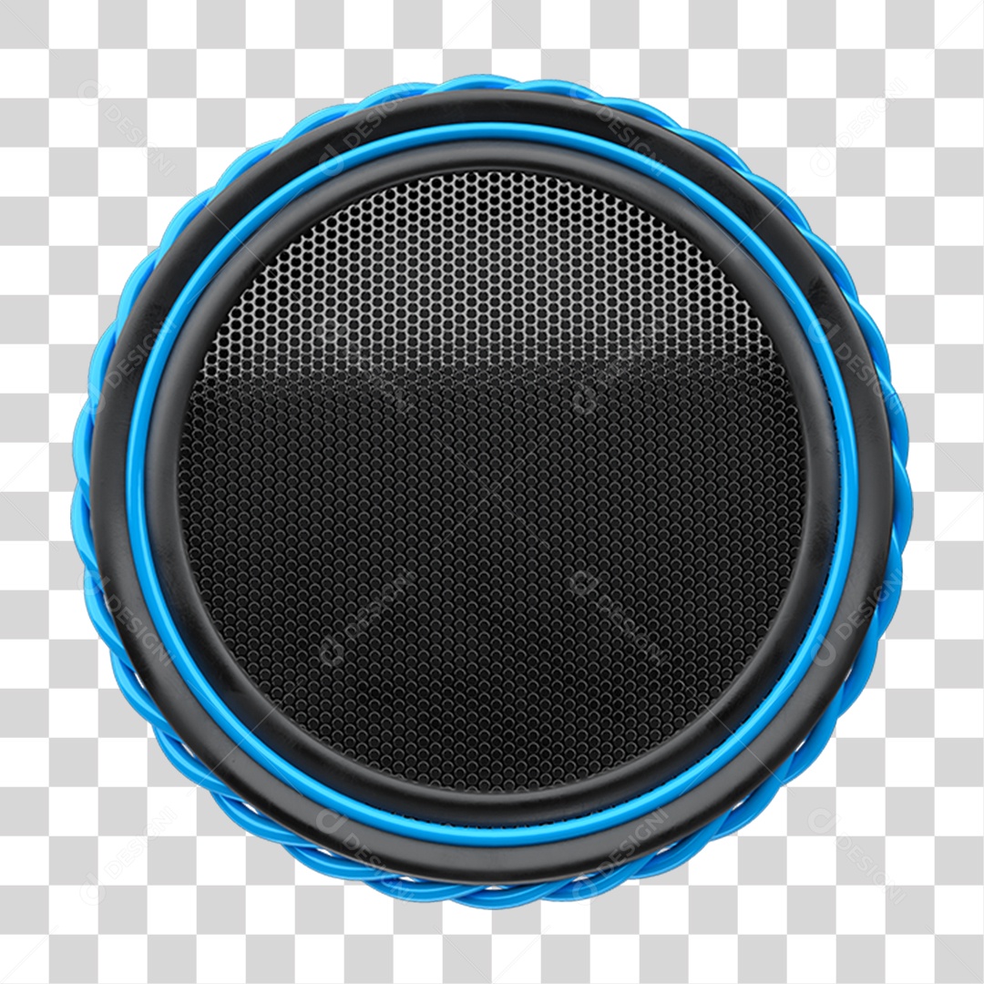 Elemento 3D Placa De Metal Redonda PNG Transparente