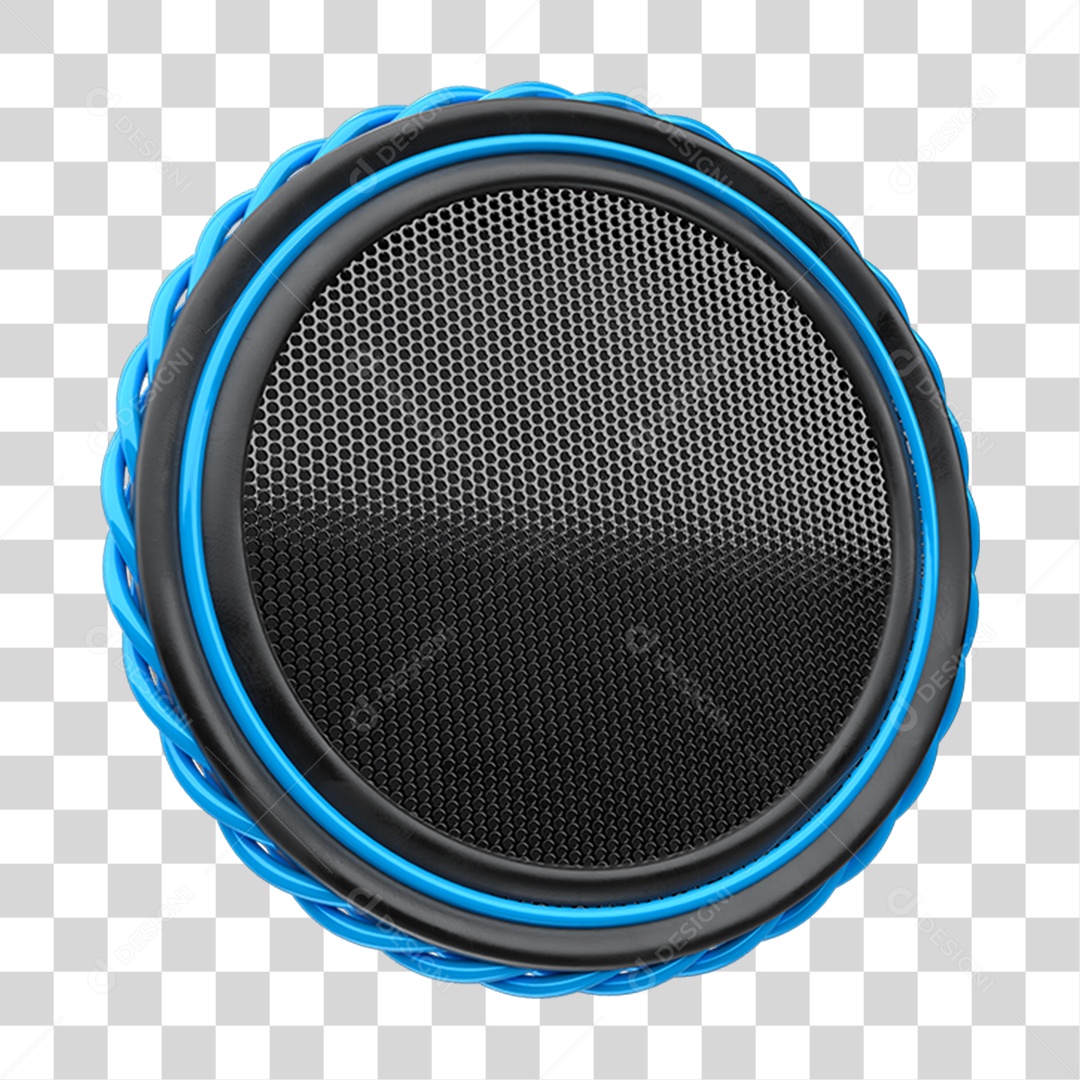 Elemento 3D Placa De Metal Redonda PNG Transparente