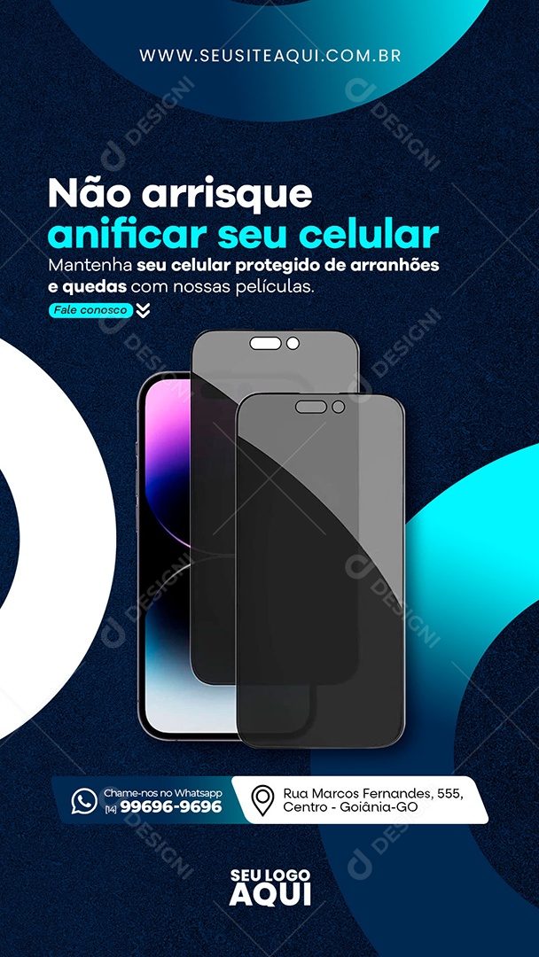 Story Assistência Técnica Social Media PSD Editável