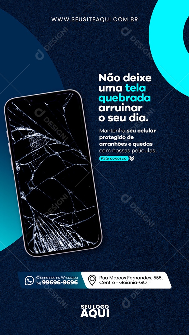 Story Assistência Técnica Social Media PSD Editável