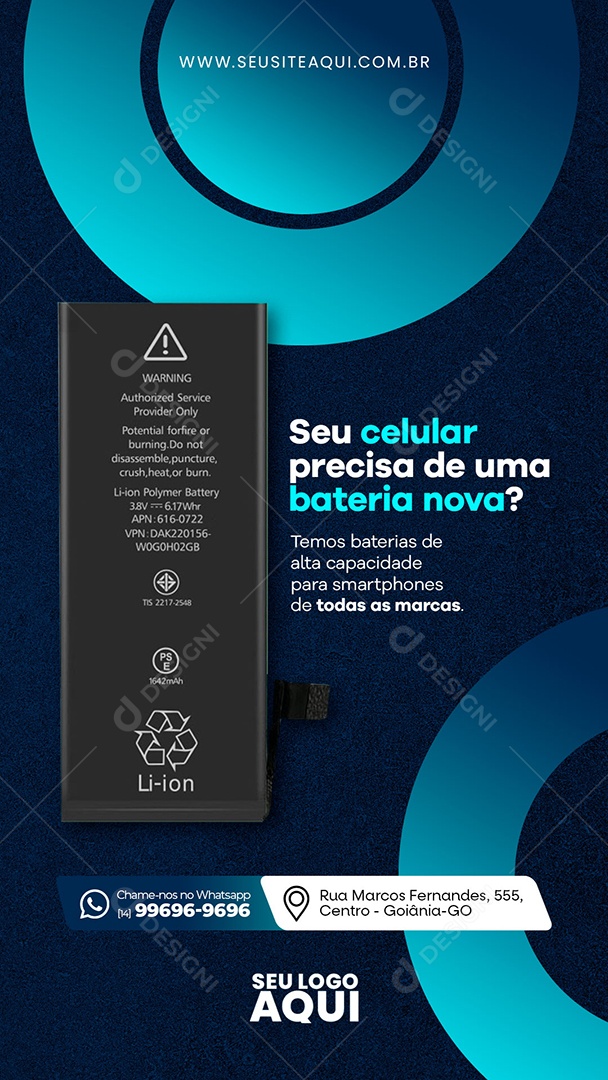 Story Assistência Técnica Social Media PSD Editável